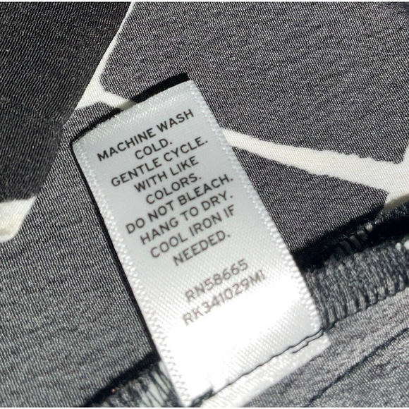 Valette Women’s Black White Sheath Dress. Patch Pockets Sz. Small - Picture 8 of 12